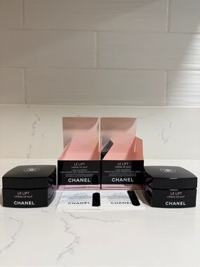 2 CHANEL Le Lift Crème de Nuit EMPTY jars